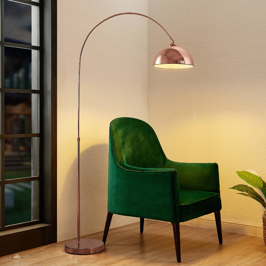 Lampadaire en métal moderne, Lennart