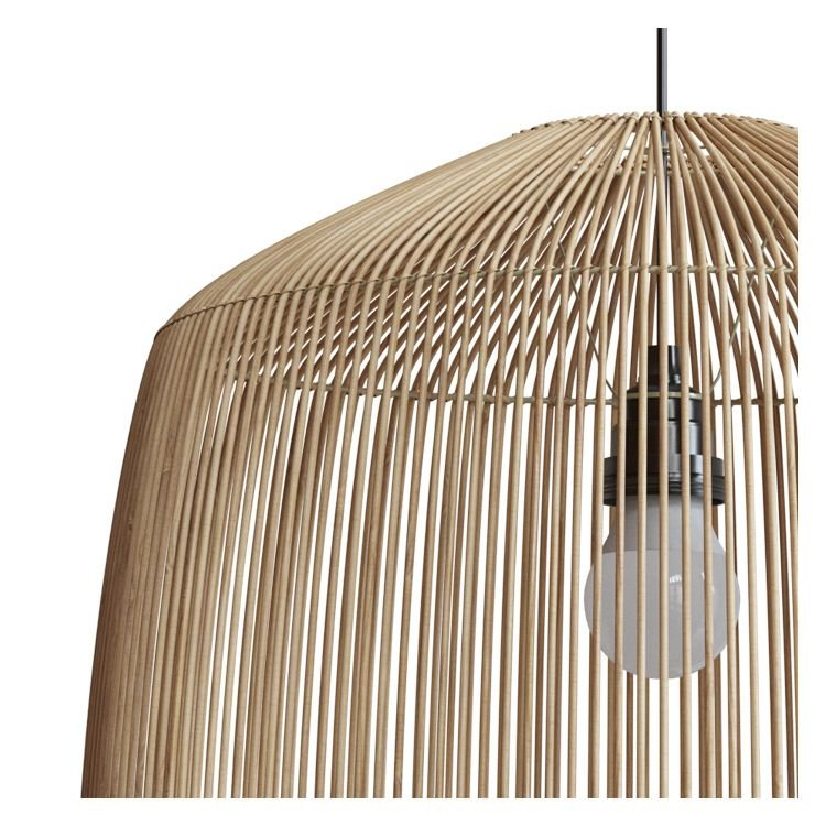 Abat-jour pour suspension en rotin D40 cm - HAJAR