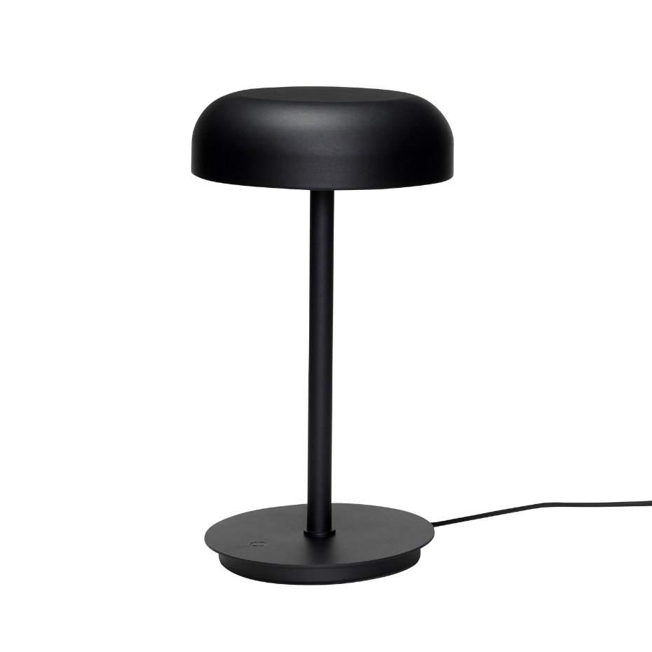 Lampe de table en fer et polycarbonate VELO.
