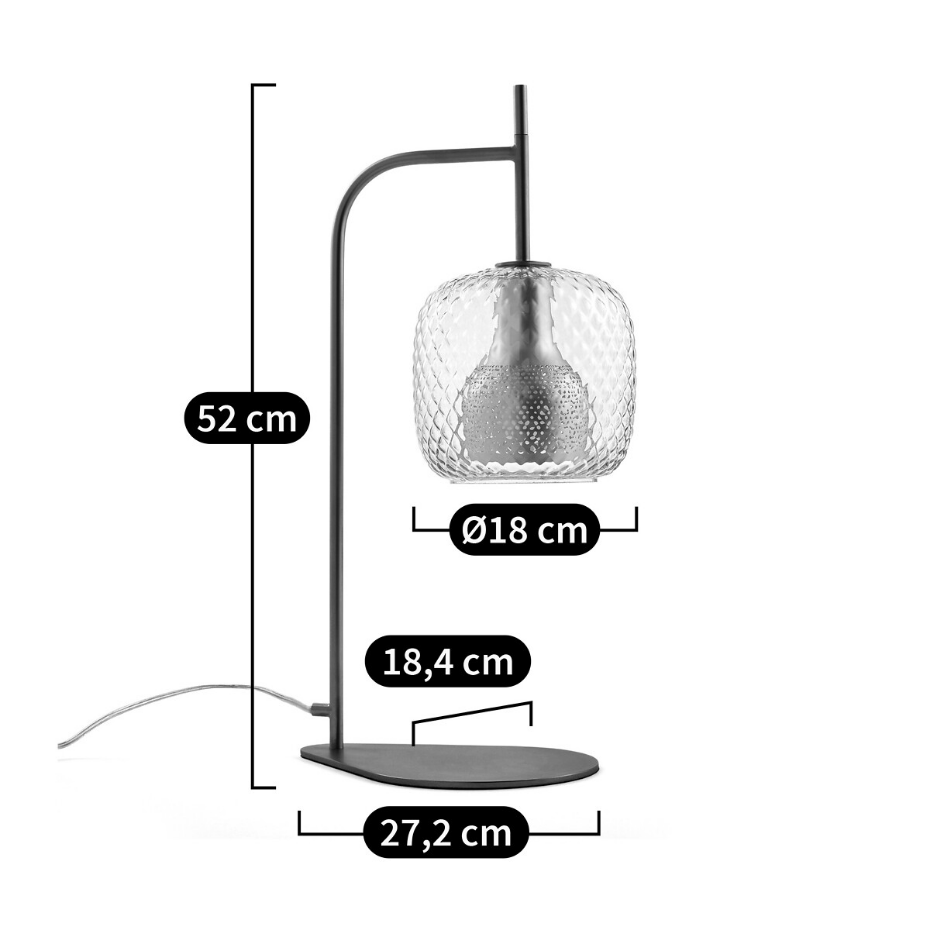 Lampe à poser, laiton et verre ciselé, Mistinguett