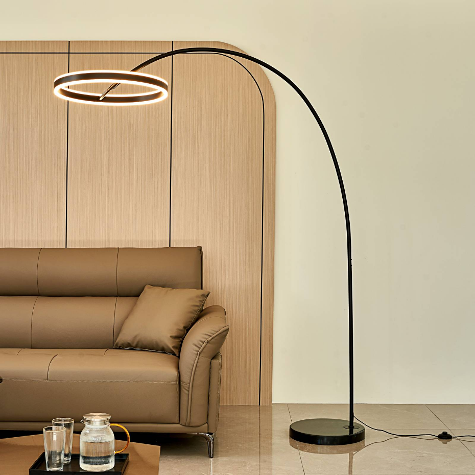 Lampadaire en métal designLED, Yekta
