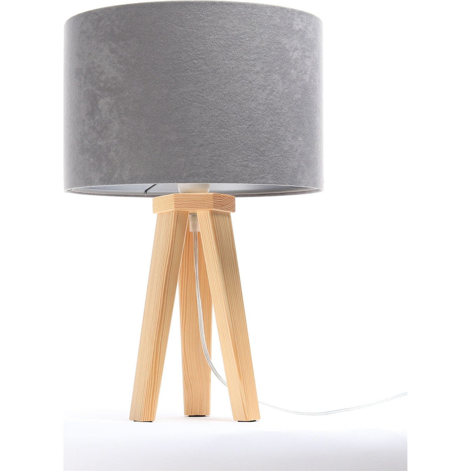 Lampe de chevet en bois Glamour