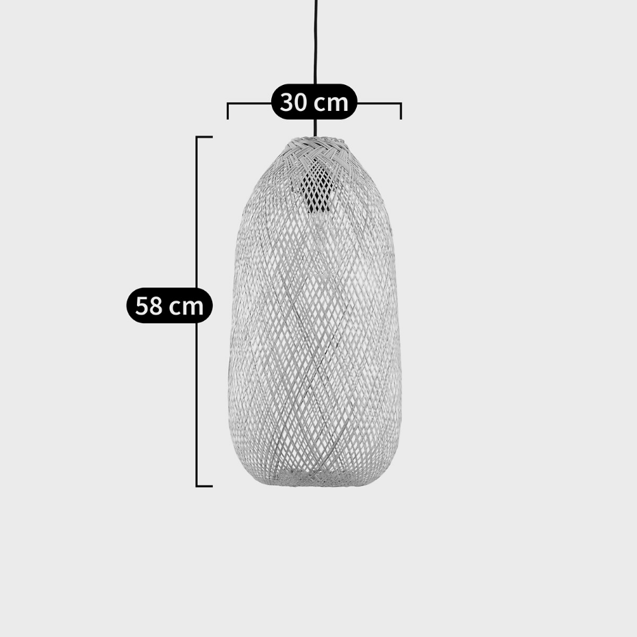 Suspension en bambou Ø30 cm, Ezia