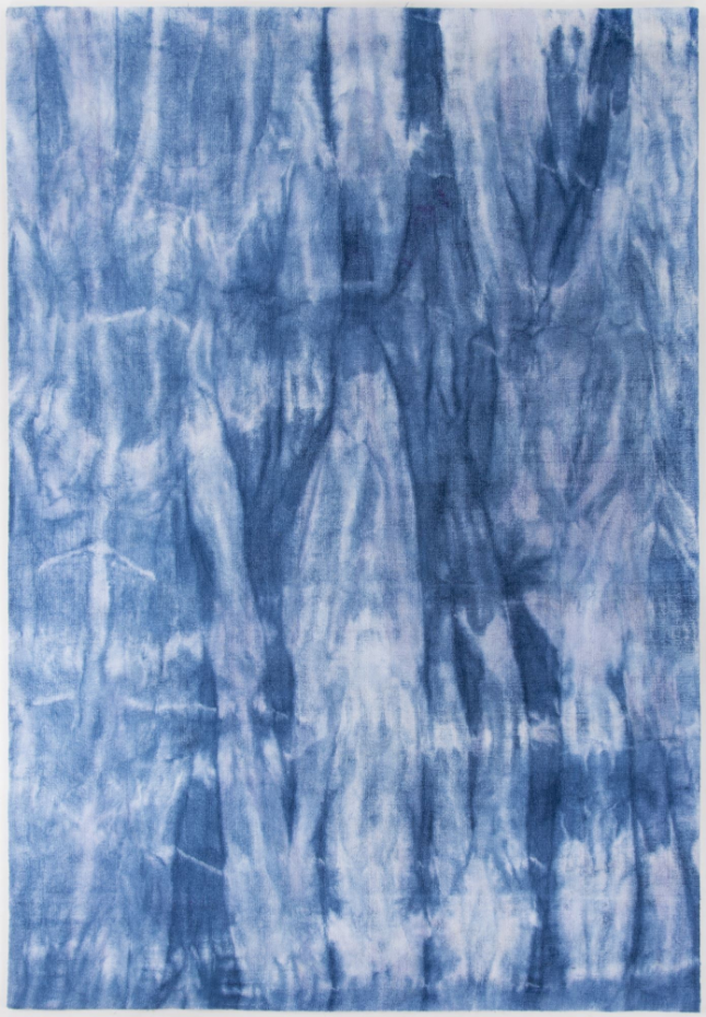 Tapis en viscose tissé main aspect vieilli - Shine