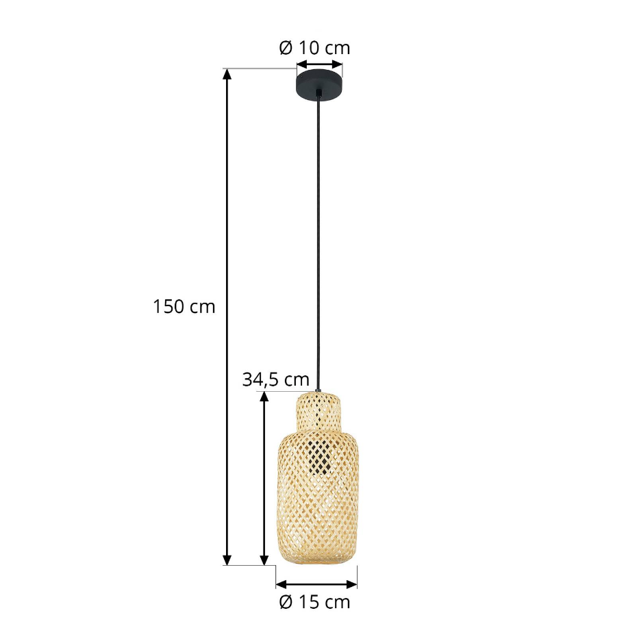 Suspension en bambou traditionnelle, Venora