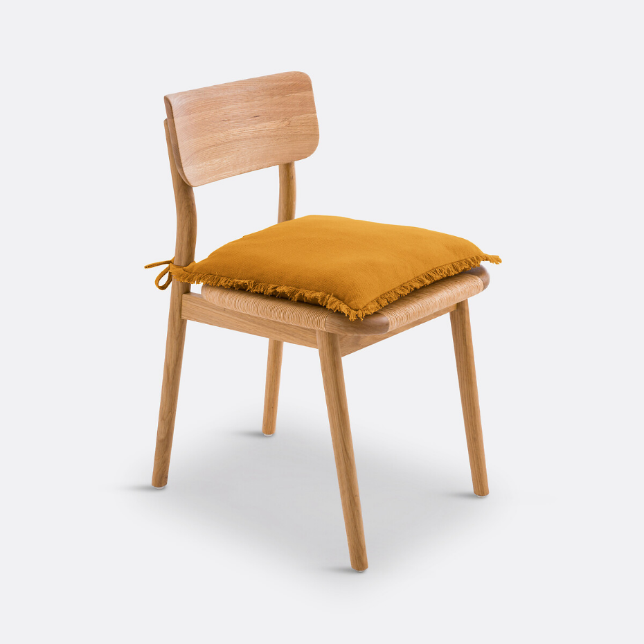 Galette de chaise coton natté, Panama
