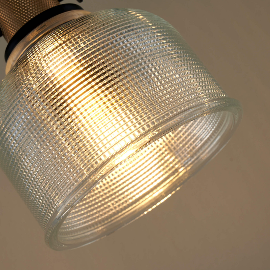 Suspension Design Vintage en Verre - VELA