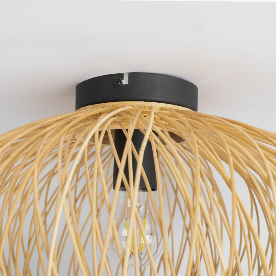 Plafonnier en bambou scandinave, Solvira