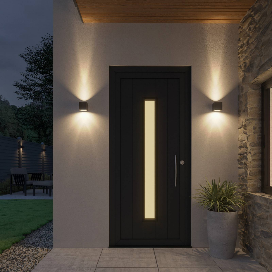 Applique extérieure en aluminium moderneLED