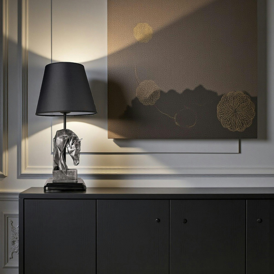 Lampe de salon décor chevat SILE