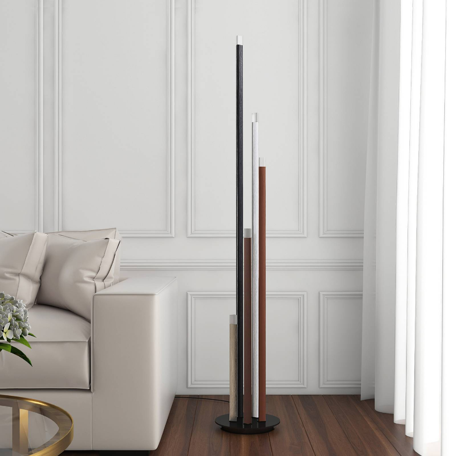 Lampadaire en métal moderneLED, Stoika