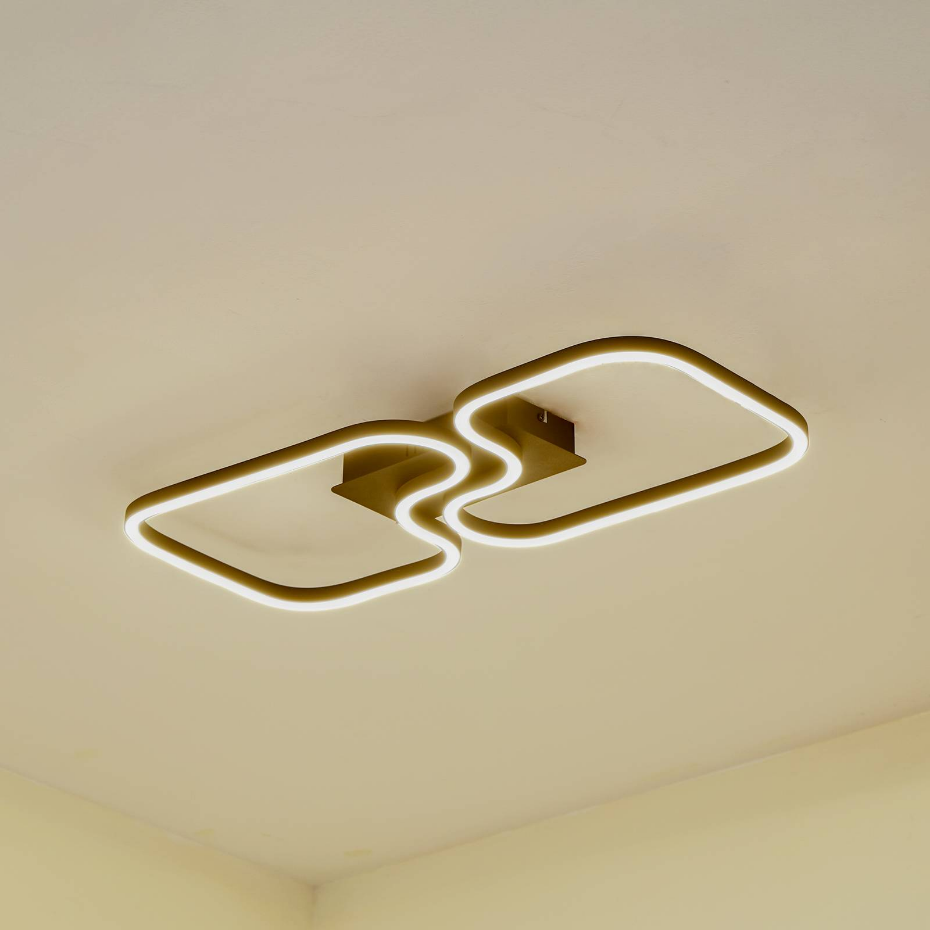 Plafonnier en aluminium moderneLED, Amiya
