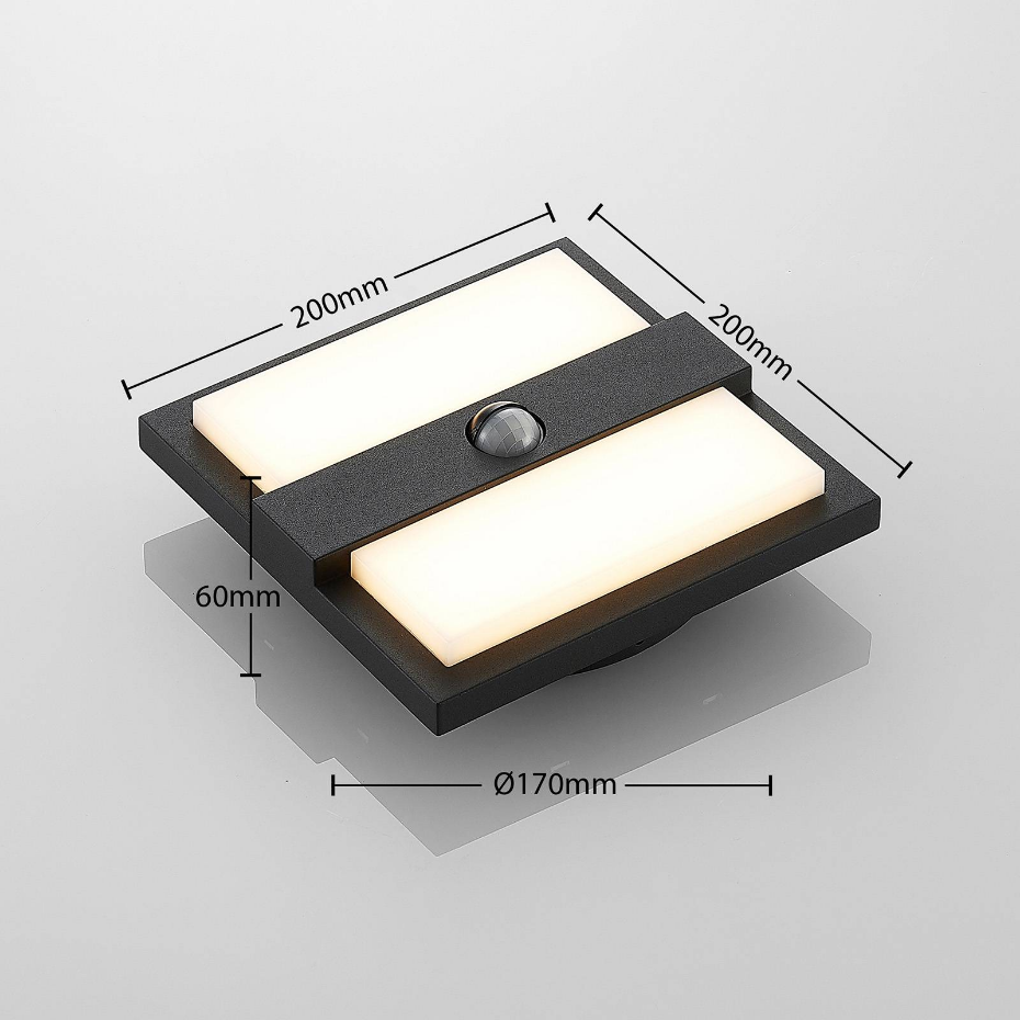 Applique extérieure en aluminium moderneLED