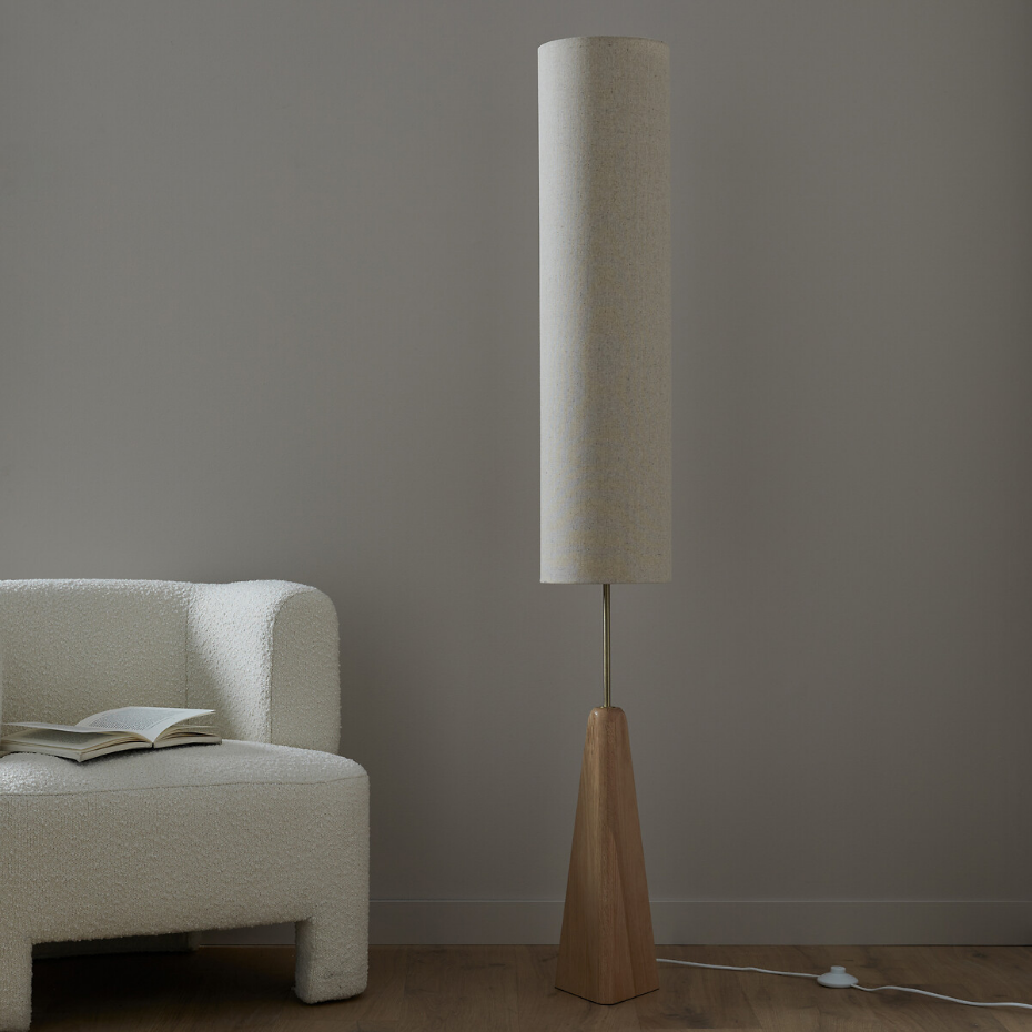 Lampadaire chêne massif, Nestwood