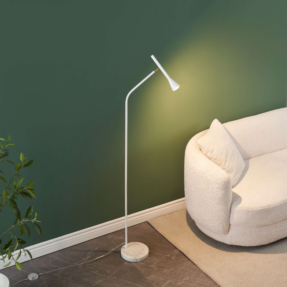 Lampadaire liseuse sobre et stable - HOLEN