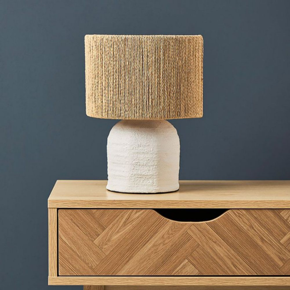 Lampe Bicolore Métal Abisko Blanche