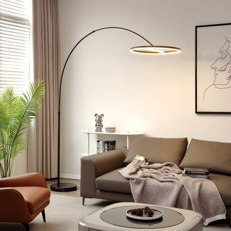 Lampadaire en aluminium moderneLED, Virvera
