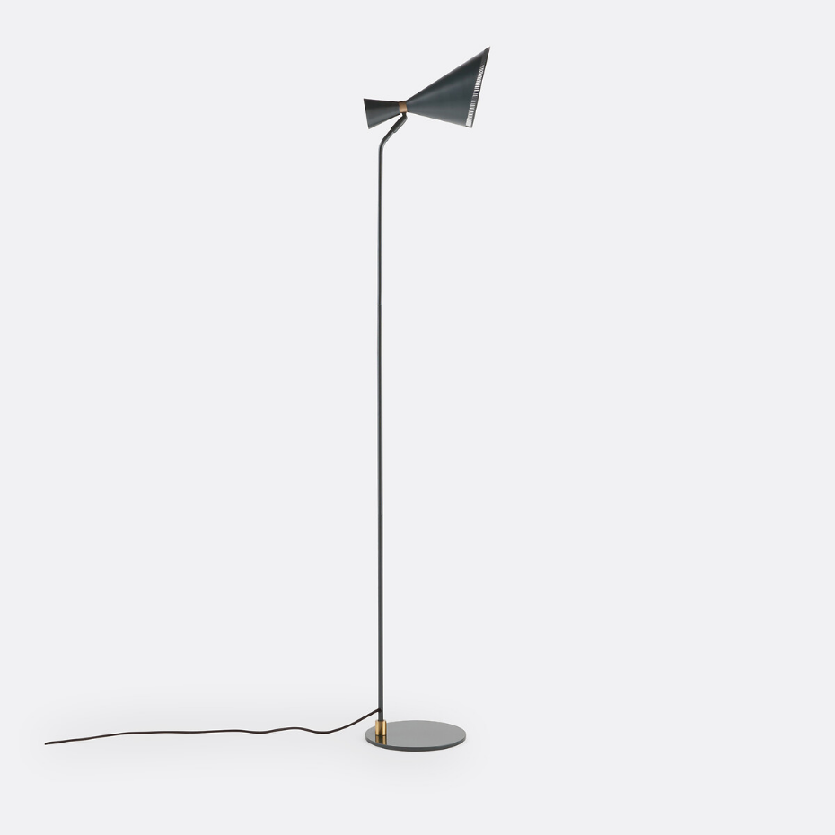 Lampadaire orientable en métal fer, Farria