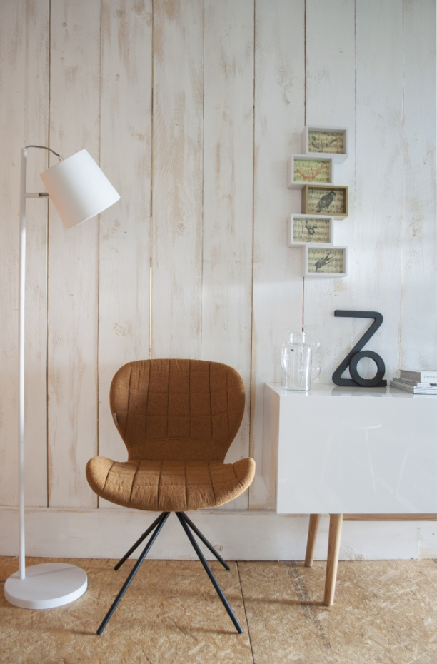 Lampadaire design en métal industriel, BUCKLE HEAD