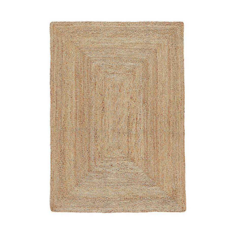Tapis jute rectangulaire XXL, Aftas