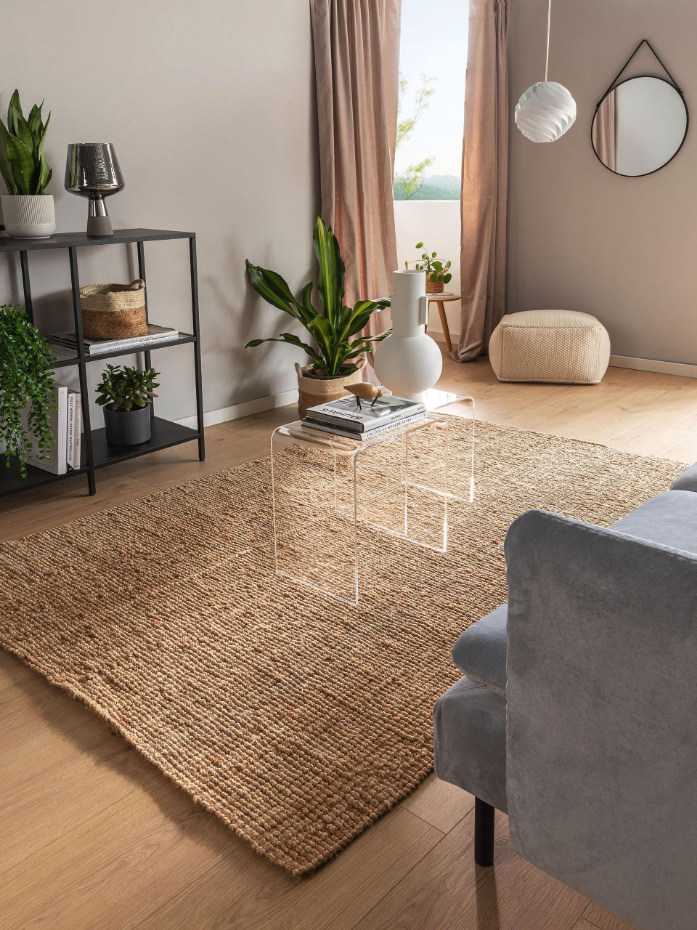 Tapis de jute tissé main SVEA