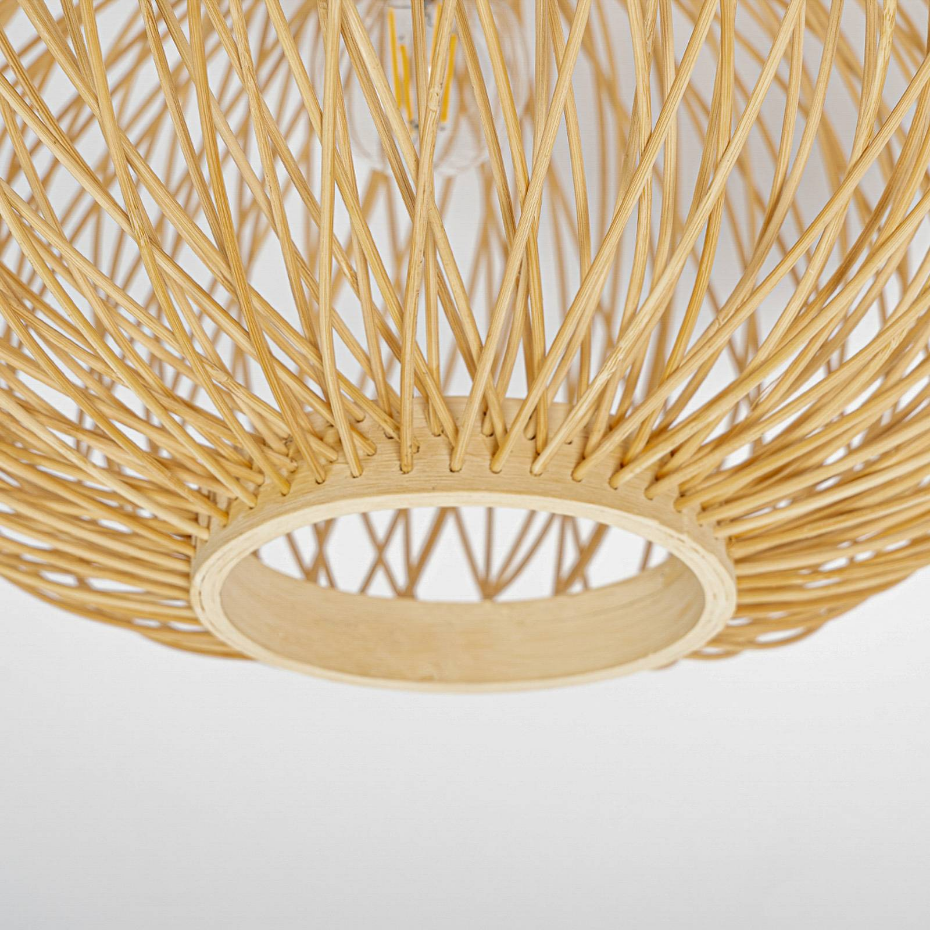 Plafonnier en bambou scandinave, Solvira