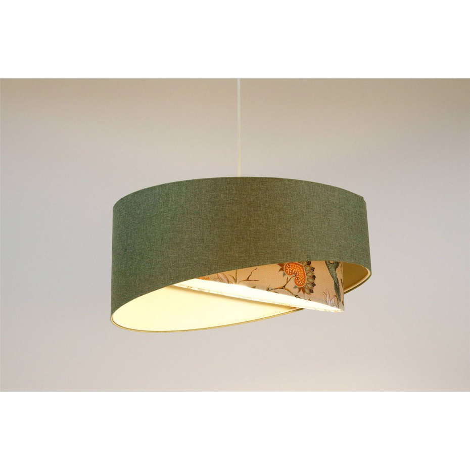 Suspension ronde en tissu style bohème Boho