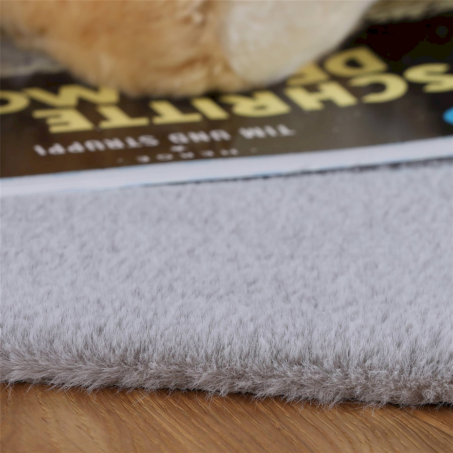 Tapis étoile en polyester effet