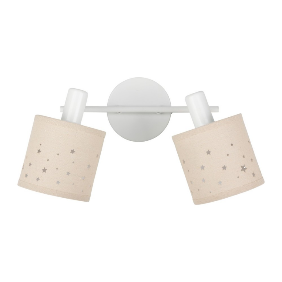 Rampe 2 Spots Lin Beige