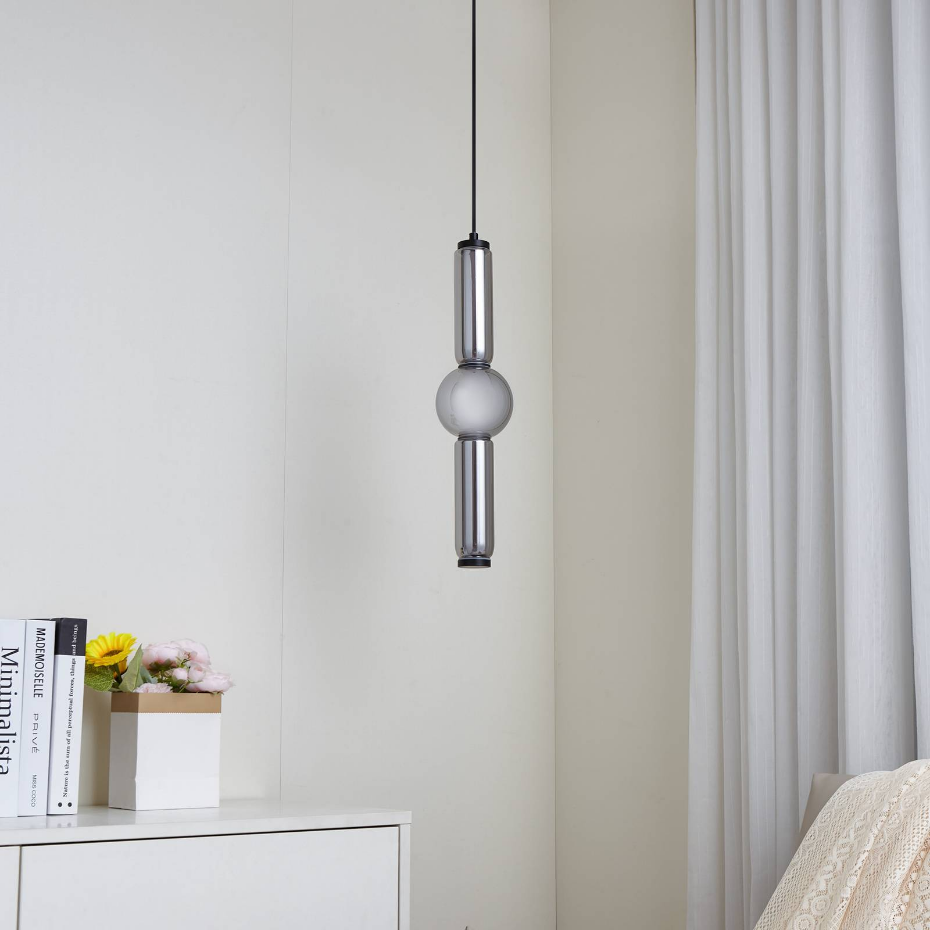 Suspension en verre moderneLED, Savete