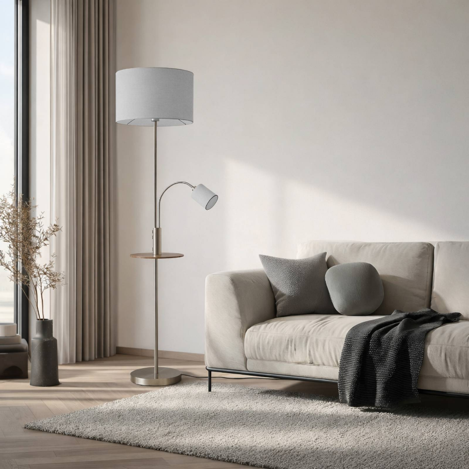 Lampadaire en métal moderne, Aovan