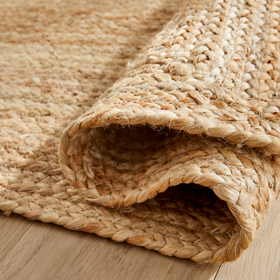 Tapis de couloir en jute, tressé main, Hempy
