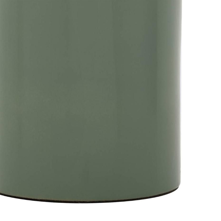 Lampe à poser verre sablé et grès ASTI