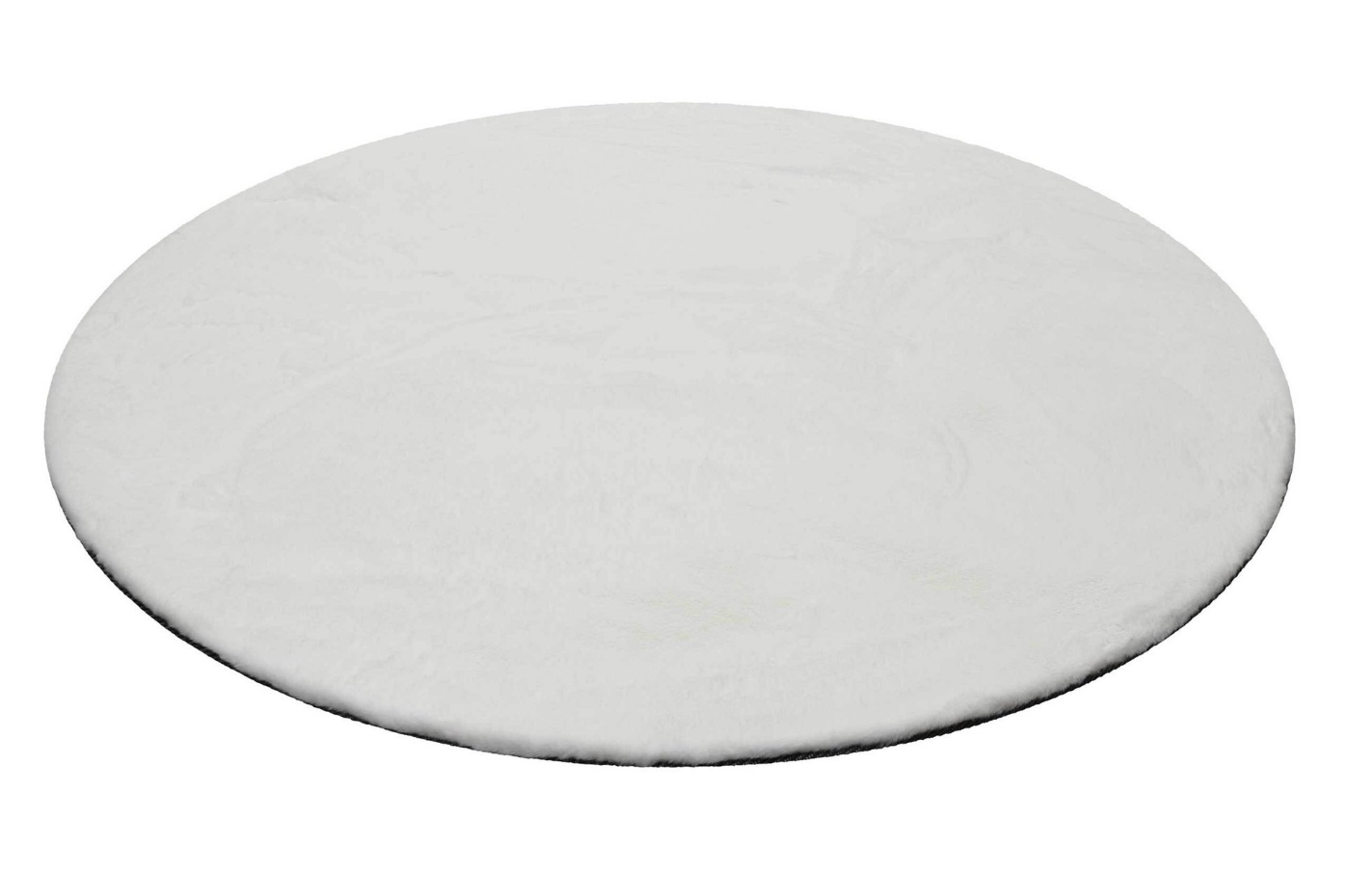 Tapis rond très moelleux à poils longs ,  Alice