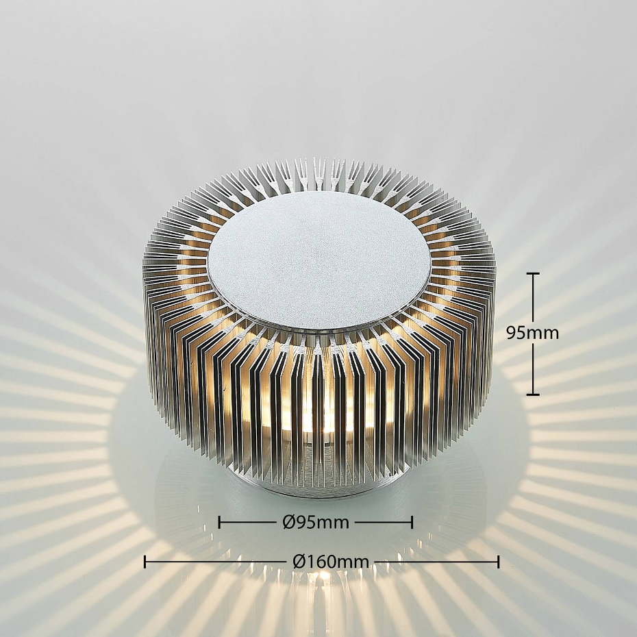 Applique extérieure en aluminium moderneLED
