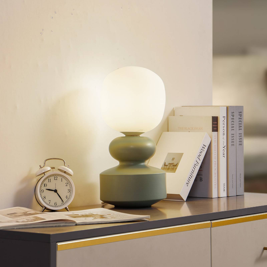 Lampe à poser en céramique scandinave