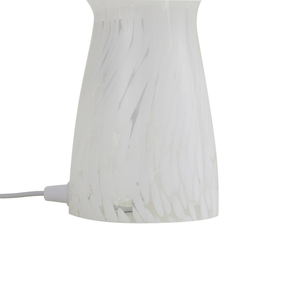 Lampe à poser en verre moderne, Hubi