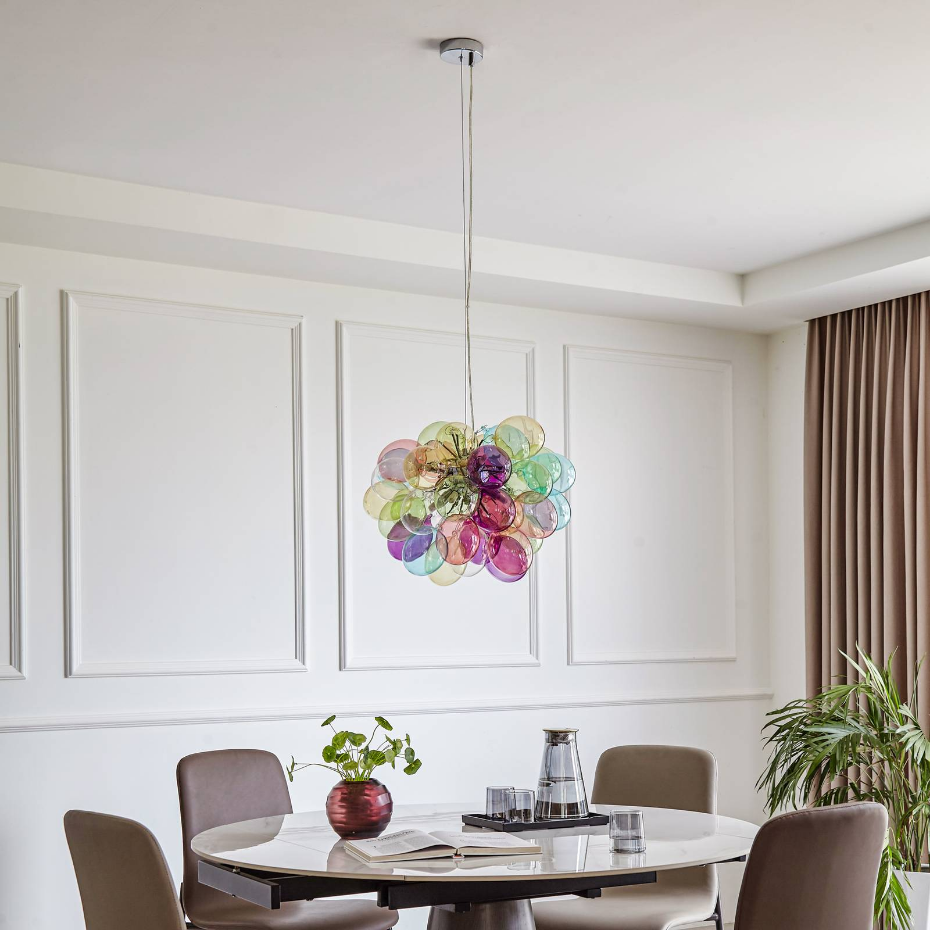 Suspension en verre design, Diborah