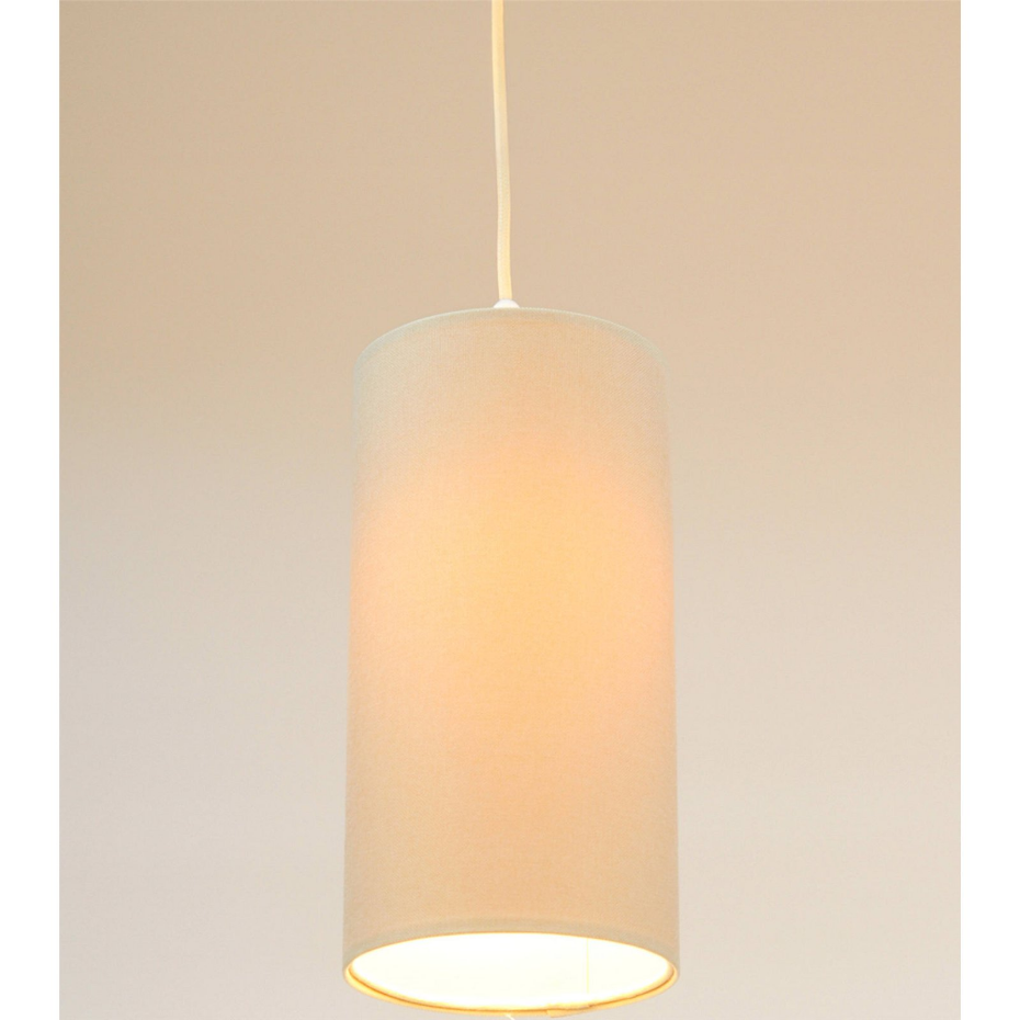 Suspension en lin rond Boho Elegant
