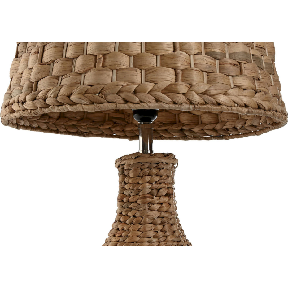 Lampe de table ronde en fibre naturelle Balines