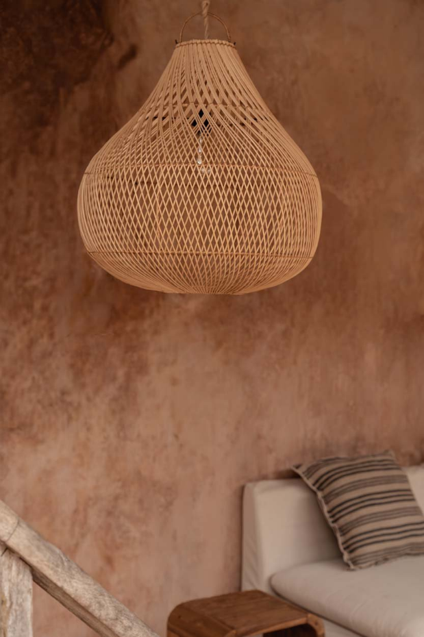 Suspension en rotin BOTTLE