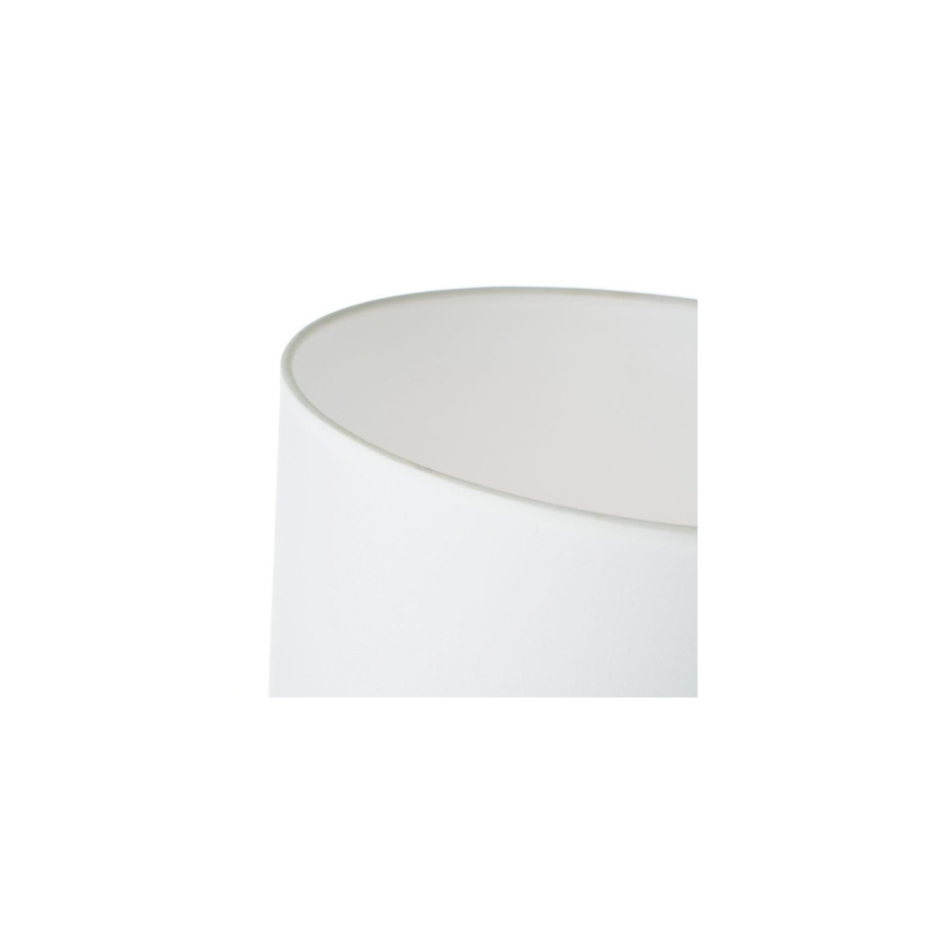 Lampe à poser chêne et abat-jour blanc - 26x26x46.7cm