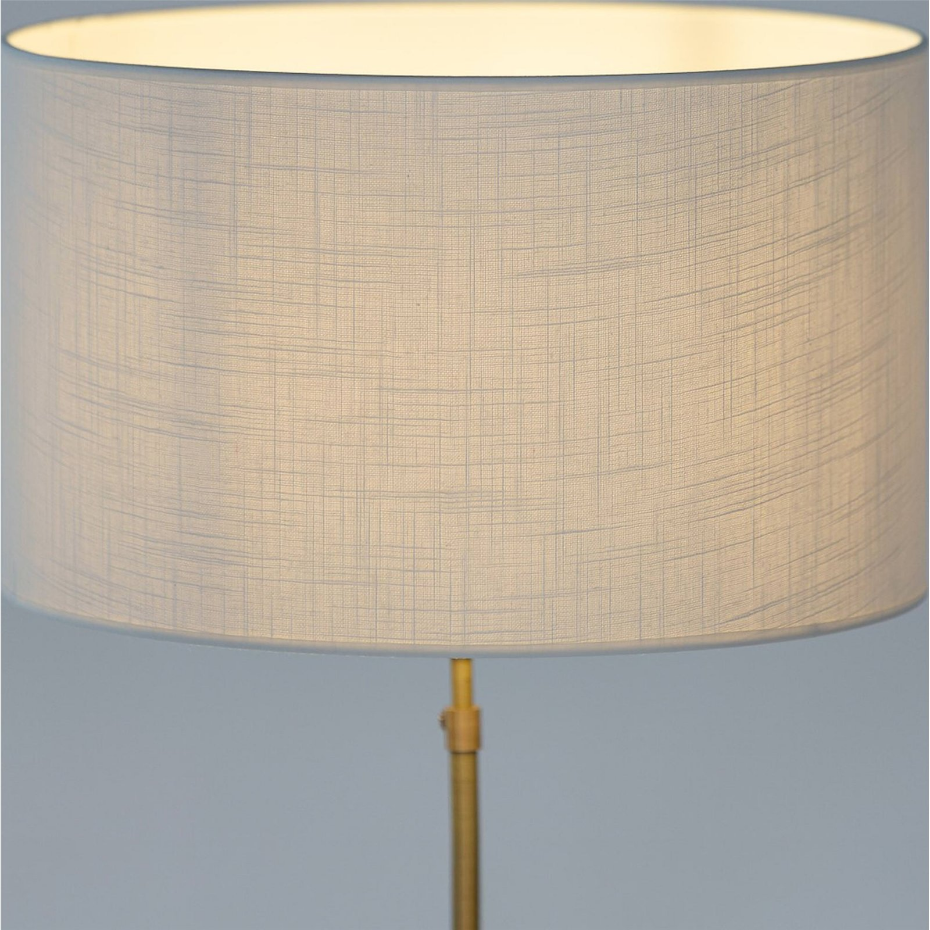 Abat-jour rond en lin pour salon ou chambre