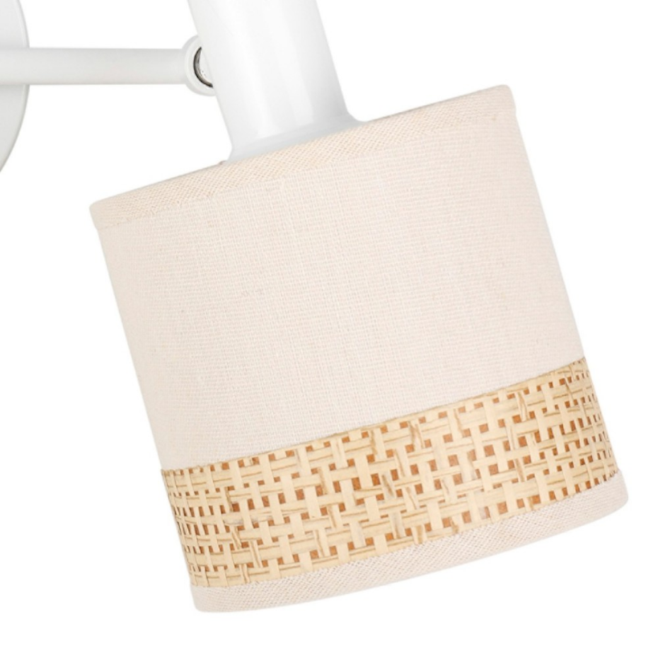 Rampe 2 Abat-jours Lin Beige