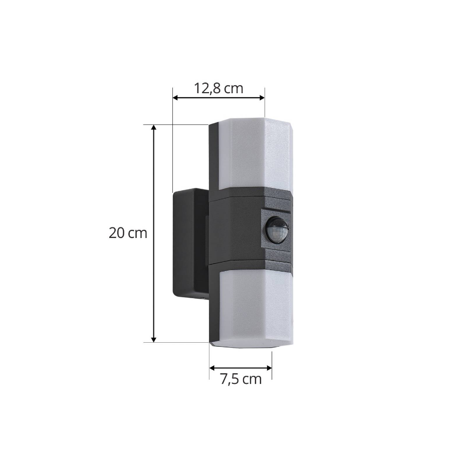 Applique extérieure en aluminium moderneLED