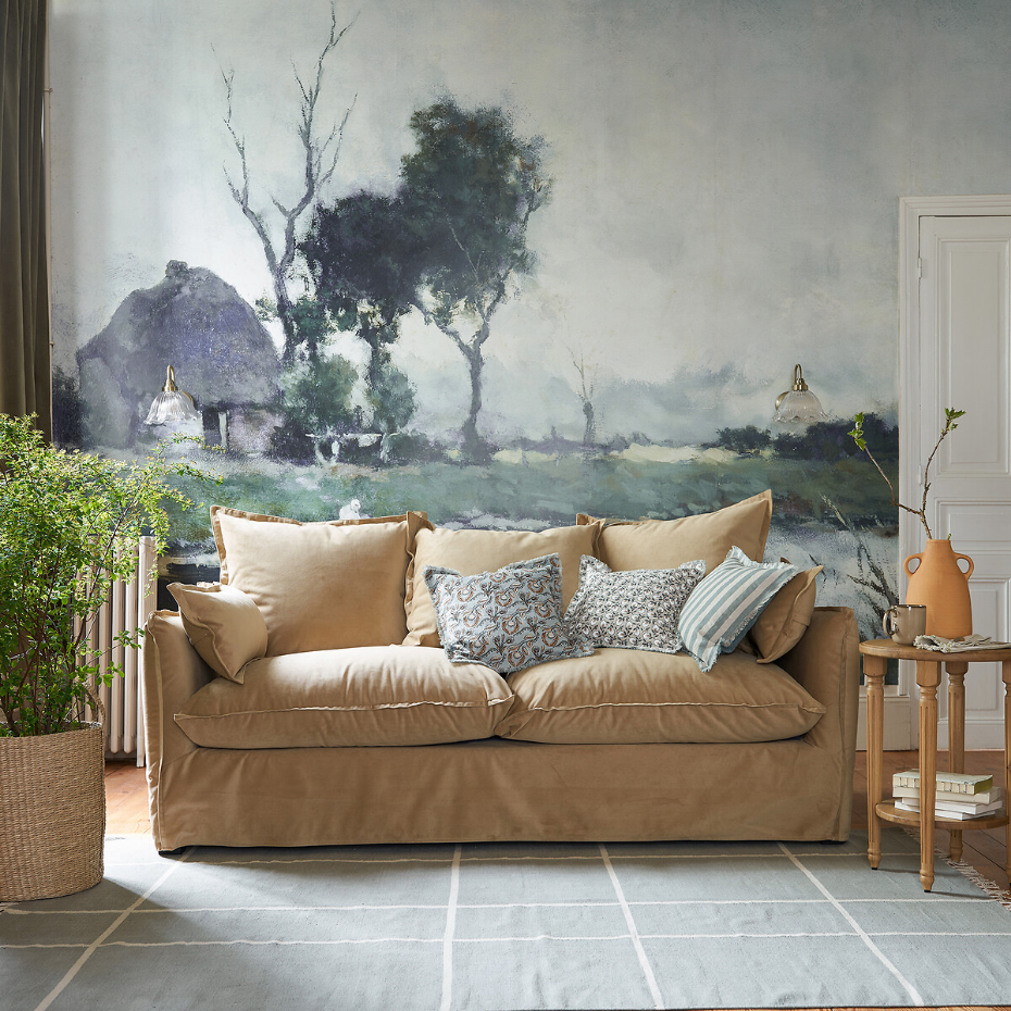 Tapis tissé plat en coton, Corey