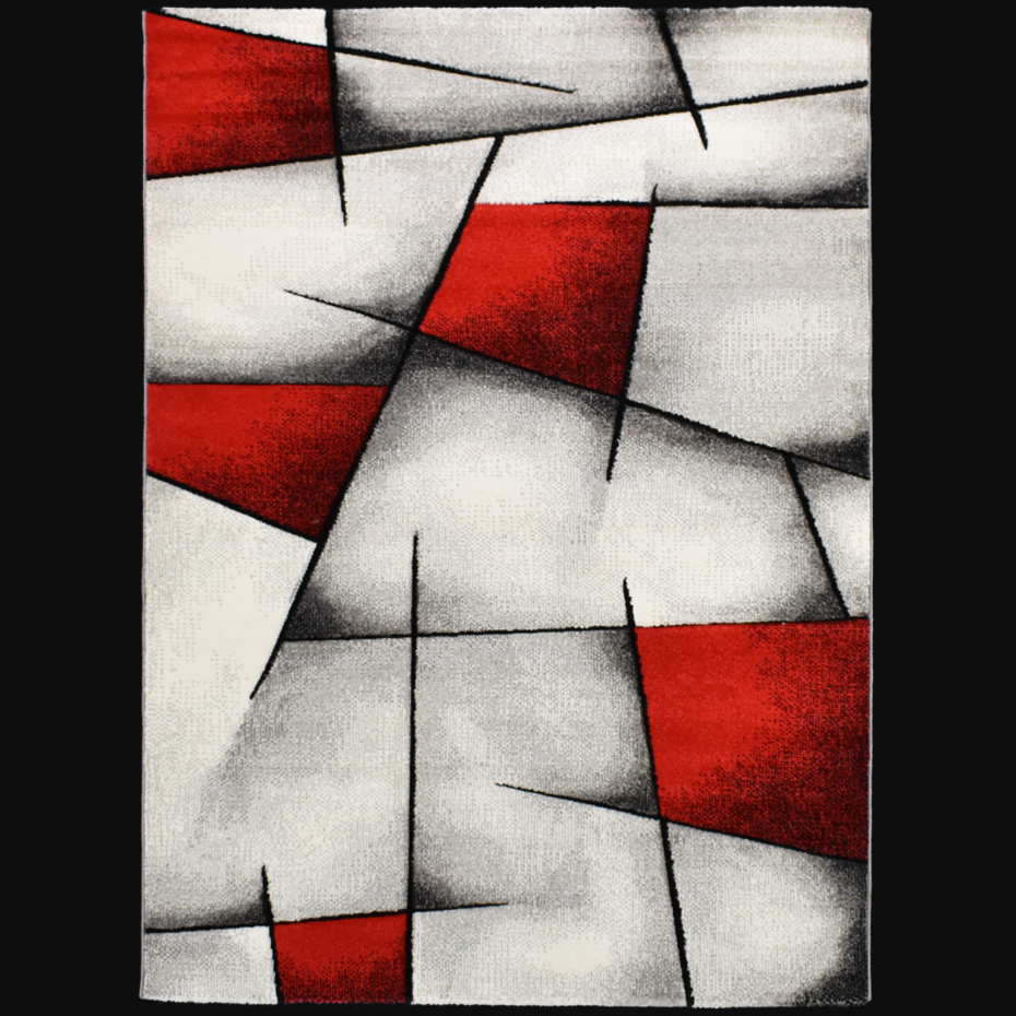 Tapis entrée tissé motif géométrique LYN8 ULTIMA