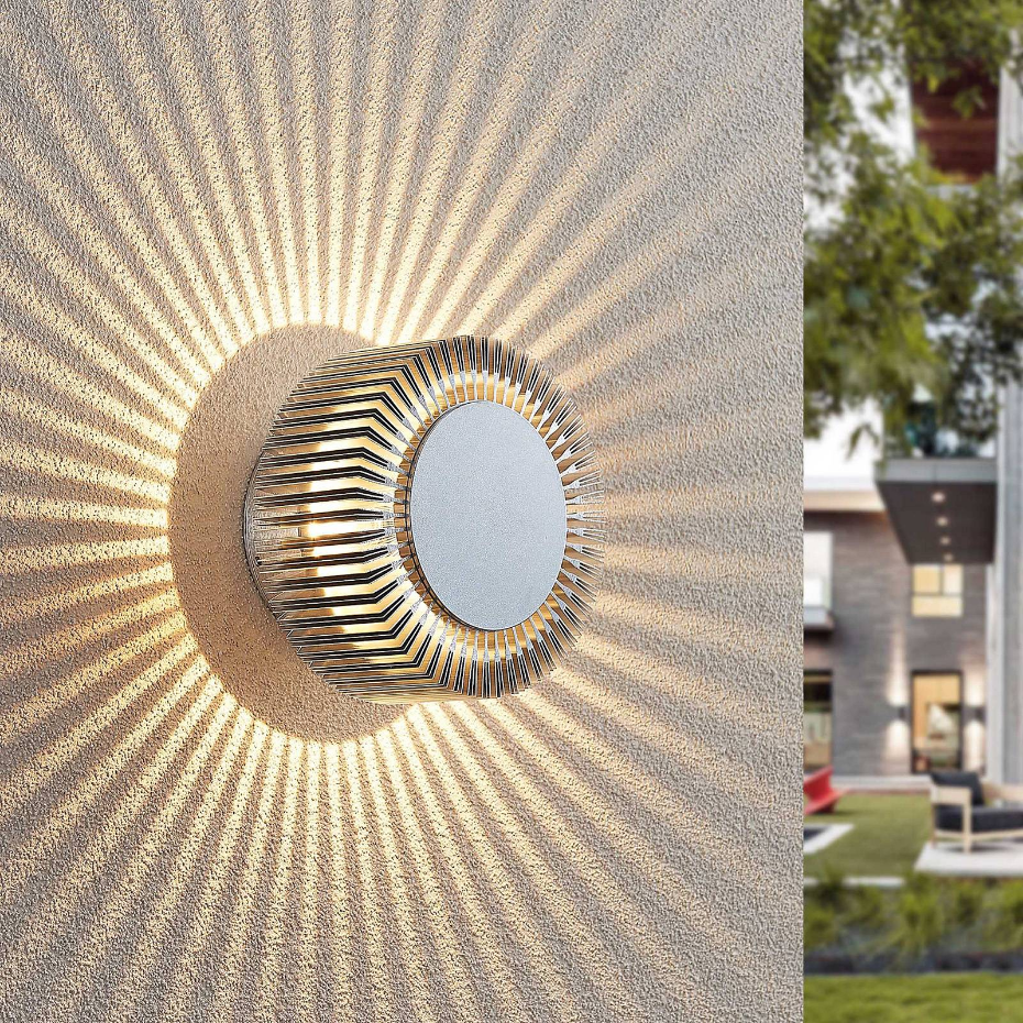 Applique extérieure en aluminium moderneLED