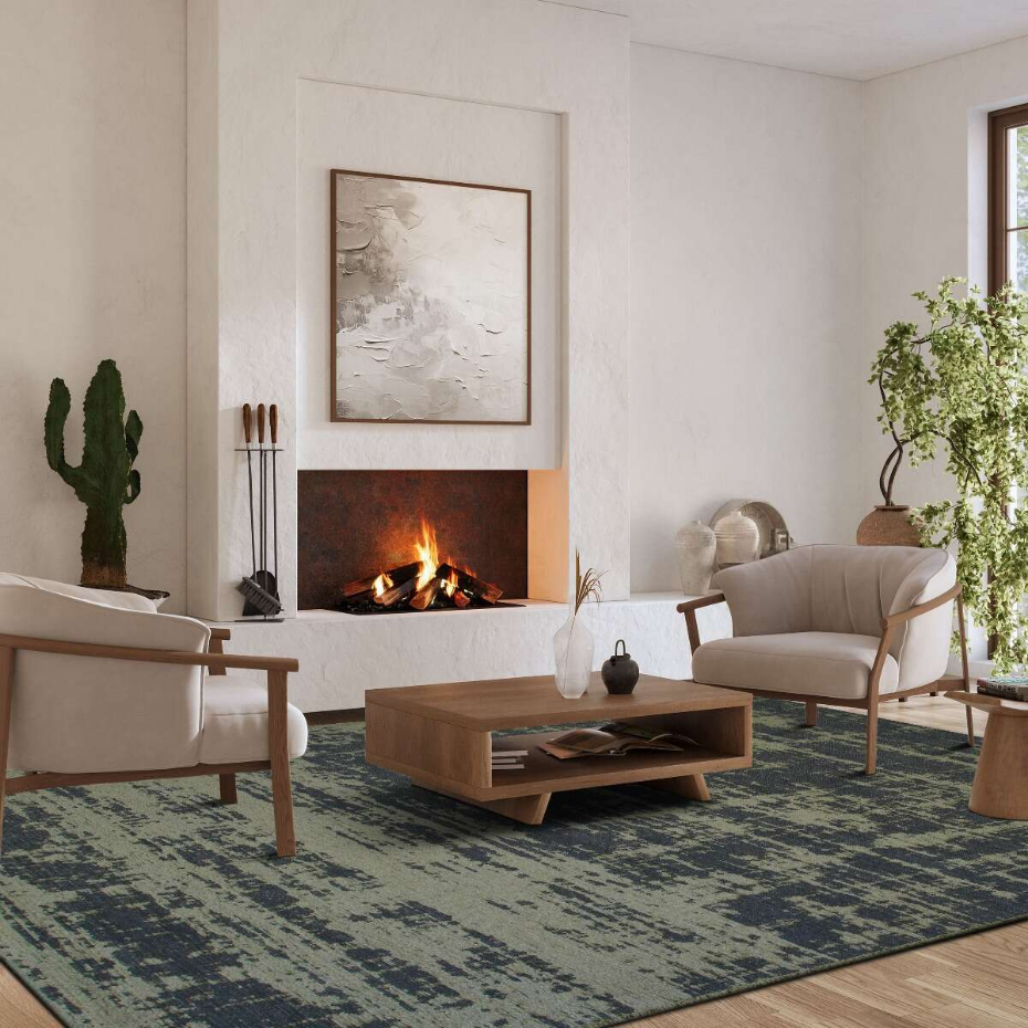Tapis salon abstrait moderne TAPISSERIE