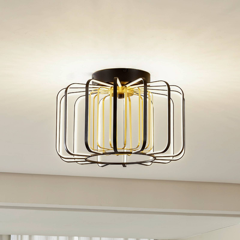 Plafonnier en métal moderneLED, Birger